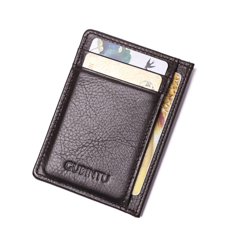 Wallet Women Men Female Male Purse Mini Slim Thin Fashion Genuine Leather