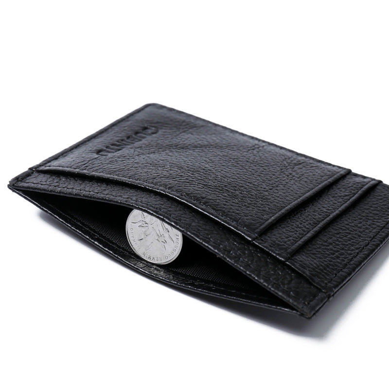 Wallet Women Men Female Male Purse Mini Slim Thin Fashion Genuine Leather