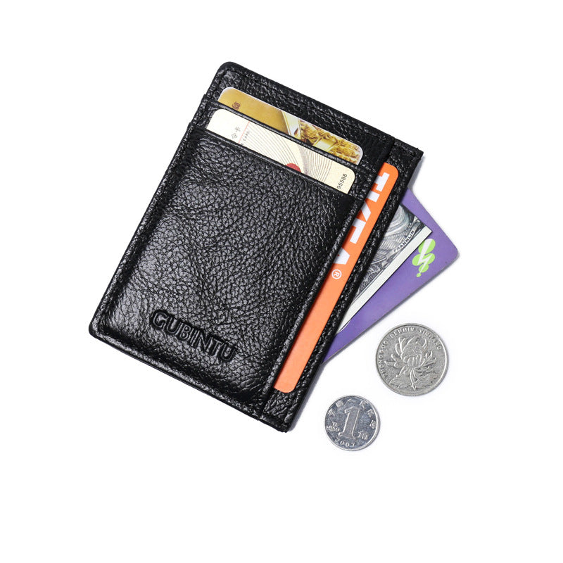 Wallet Women Men Female Male Purse Mini Slim Thin Fashion Genuine Leather