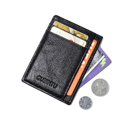 Wallet Women Men Female Male Purse Mini Slim Thin Fashion Genuine Leather
