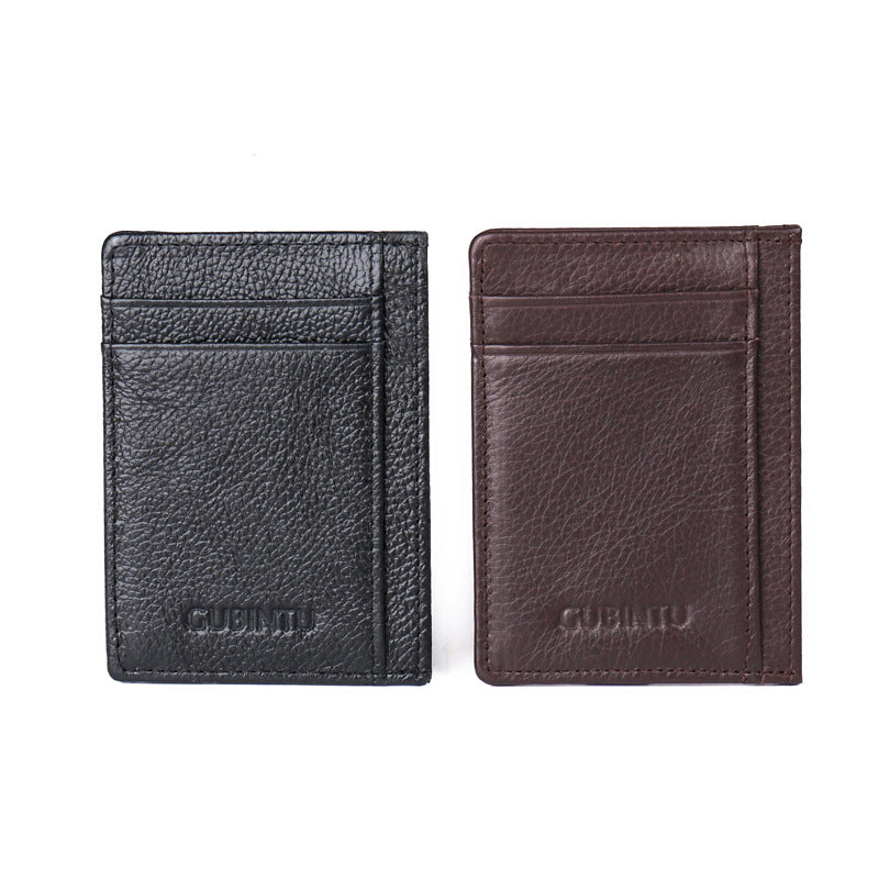 Wallet Women Men Female Male Purse Mini Slim Thin Fashion Genuine Leather