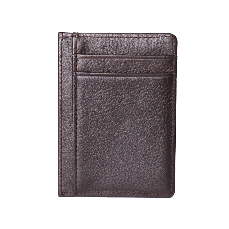 Wallet Women Men Female Male Purse Mini Slim Thin Fashion Genuine Leather
